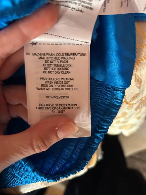 Cămașă FB Sister S | Albastru, Normal, Mânecă lungă, Regular   Standard fit, Satinat, Poliester - Image 8