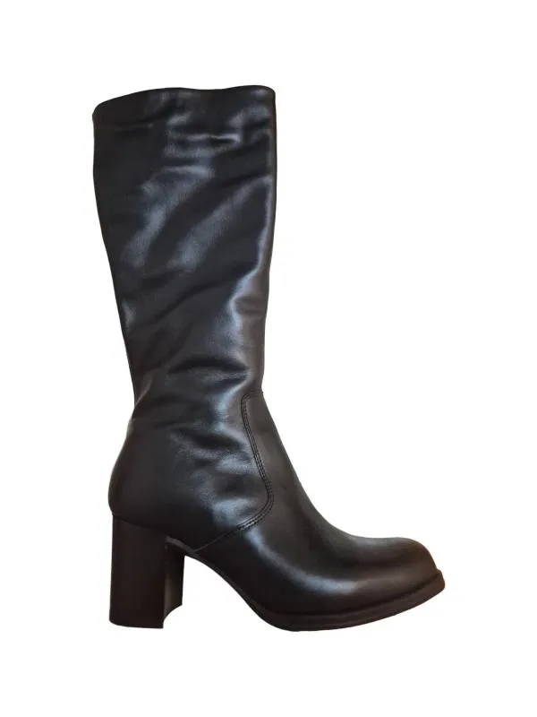 Cizme până la genunchi mediu gros Elegant Line EU 36 | Negru