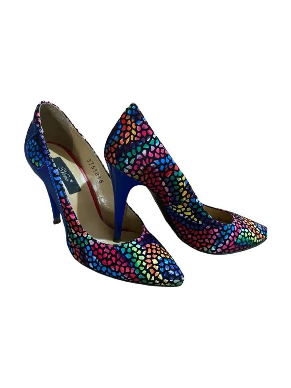 Pantofi cu toc înalt stiletto slip-on Neno EU 37 | Multicolor