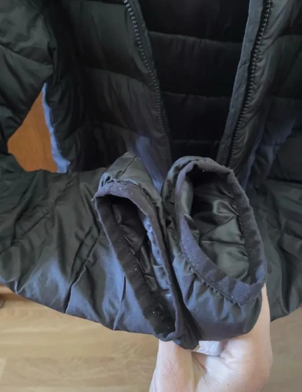 Geacă puffer Tom Tailor M | Negru, Cu glugă, Monocrom - Image 6