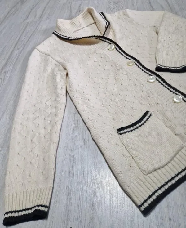 Cardigan S-M | Bej, Normal, Regular Standard fit - Image 4