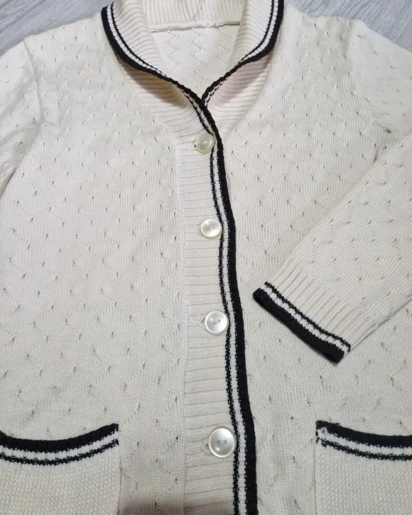Cardigan S-M | Bej, Normal, Regular Standard fit - Image 5