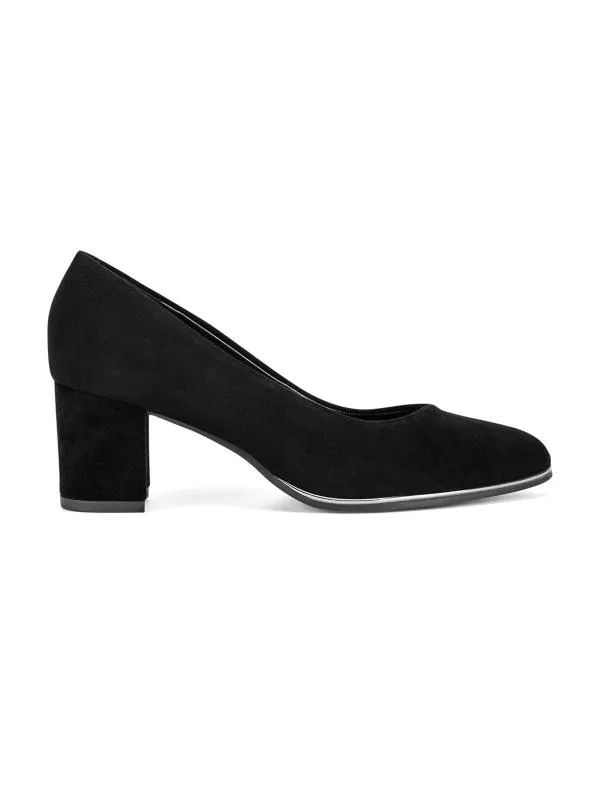 Pantofi cu toc mediu gros slip-on Lasocki EU 38 | Negru