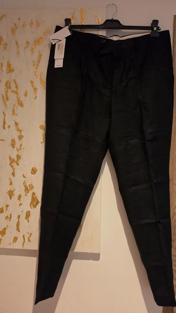 Pantaloni Slim fit Gazzarrini XL | Bleumarin, Lungi, Clasici Casual, In - Image 2