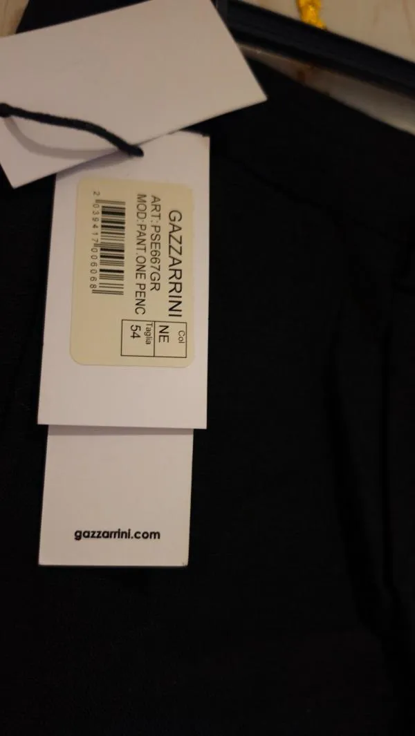 Pantaloni Slim fit Gazzarrini XL | Bleumarin, Lungi, Clasici Casual, In - Image 3