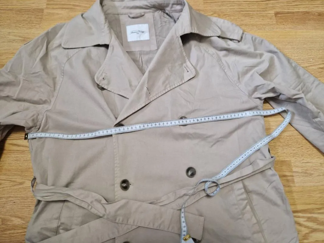 Pardesiu American Vintage XL | Bej, Fără glugă - Image 4
