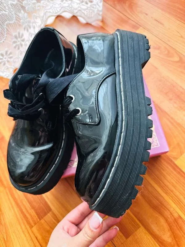 Pantofi platformă Pull&Bear EU 38 | Negru - Image 6