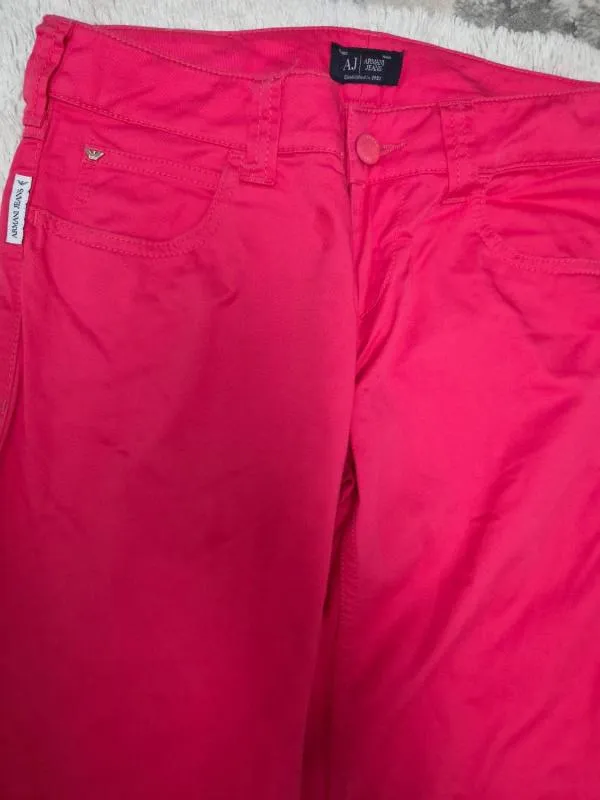 Blugi Skinny fit Armani Jeans XS | Fuchsia, Lungi, Talie joasă, Clasici Simpli - Image 2