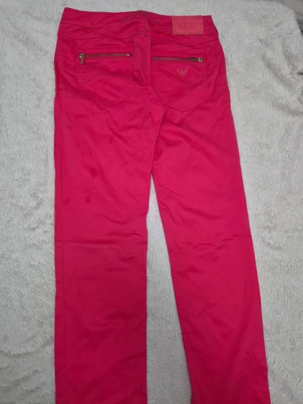 Blugi Skinny fit Armani Jeans XS | Fuchsia, Lungi, Talie joasă, Clasici Simpli - Image 4