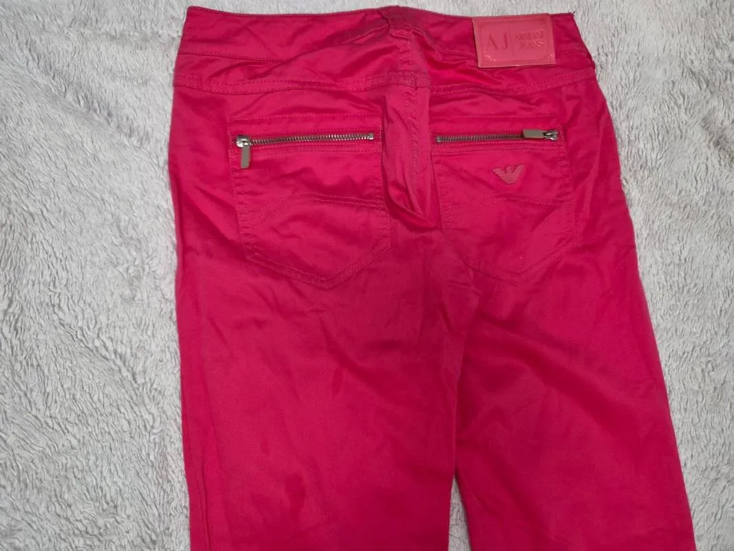 Blugi Skinny fit Armani Jeans XS | Fuchsia, Lungi, Talie joasă, Clasici Simpli - Image 5