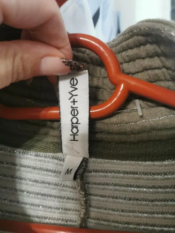 Cardigan Harper+Yve M | Khaki, Lung, Regular   Standard fit, Bumbac - Image 4