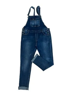 Salopetă Lungă XL | Albastru, Bretele subțiri, Denim