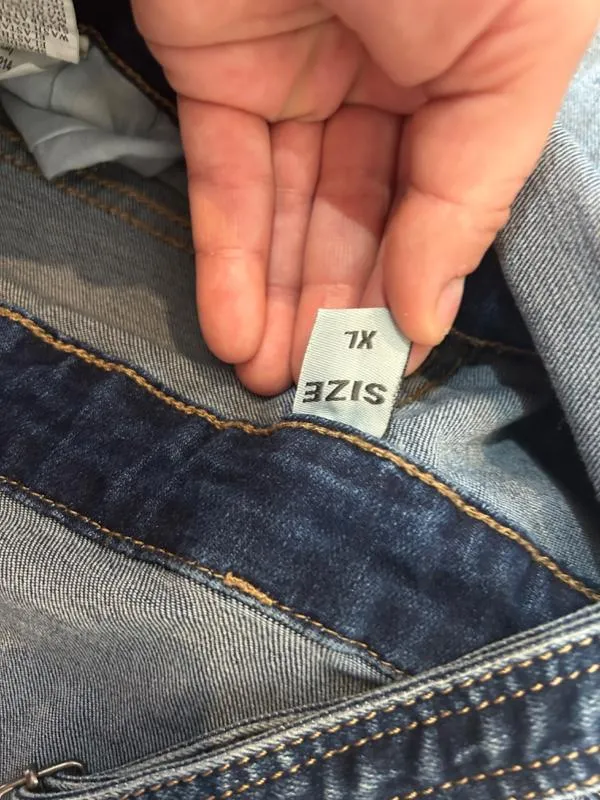 Salopetă Lungă XL | Albastru, Bretele subțiri, Denim - Image 6
