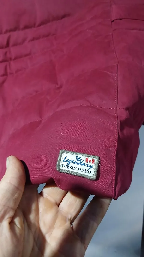 Geacă matlasată G.i.g.a Dx XL | Burgundy, Cu glugă, Poliester - Image 9