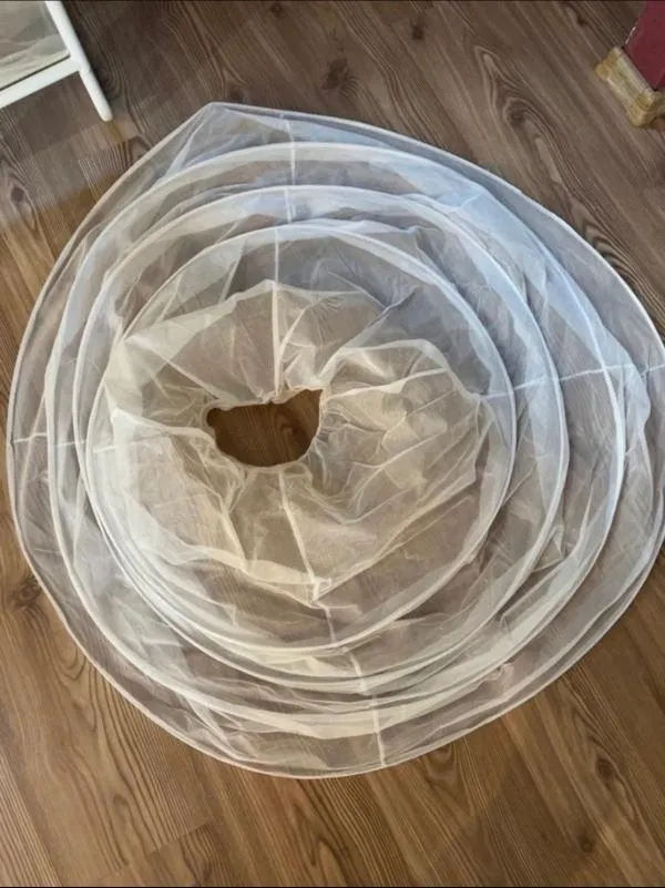 Rochie de ocazie Maxi M | Alb, Fără mâneci, Pietre decorative, Poliester - Image 5
