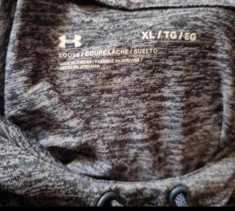 Hanorac sport Under Armour XL | Gri, Logo, Elastan - Image 4