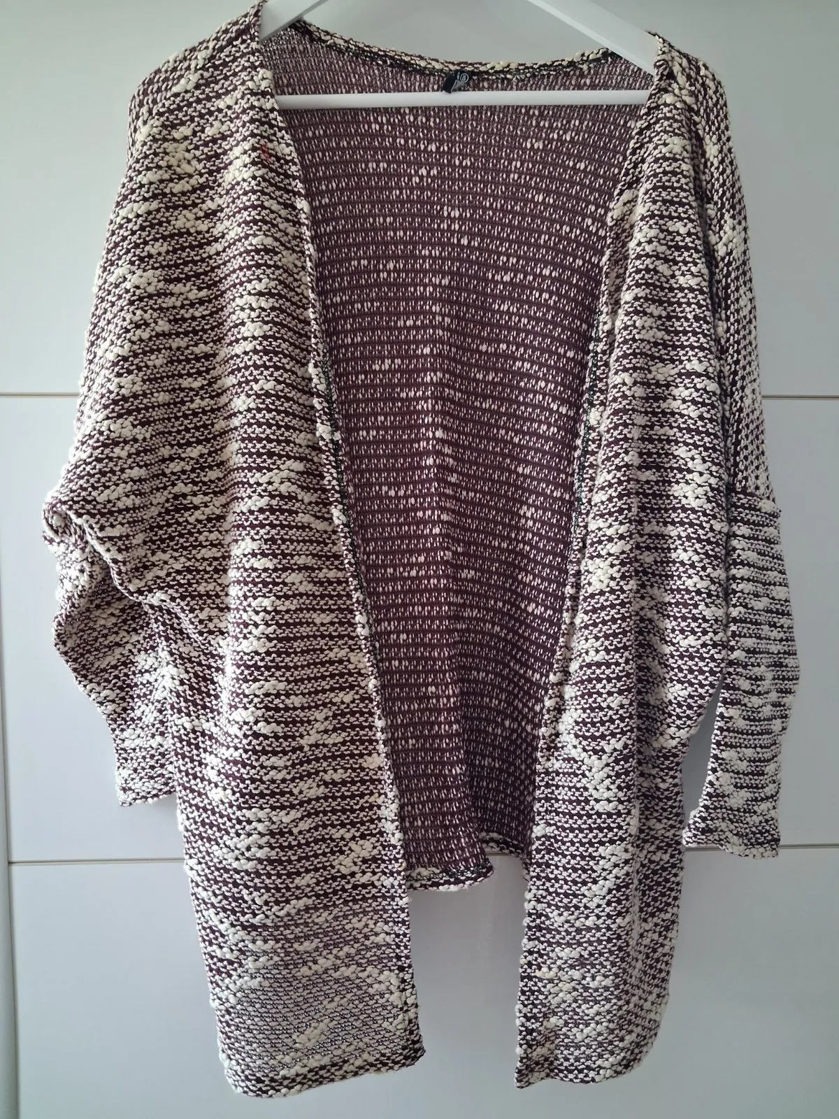 Cardigan XXL | Burgundy, Normal, Relaxed Lejer fit - Image 6