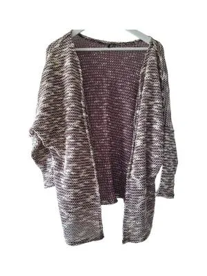 Cardigan XXL | Burgundy, Normal, Relaxed Lejer fit