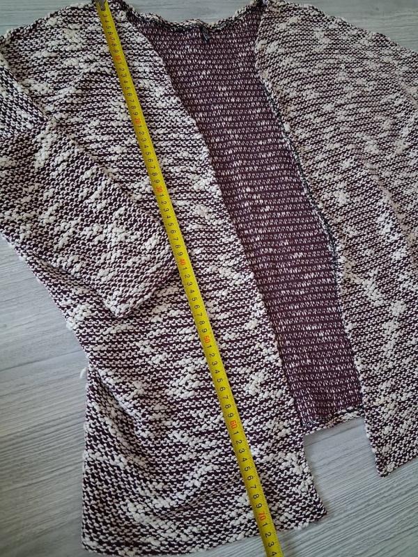 Cardigan XXL | Burgundy, Normal, Relaxed Lejer fit - Image 3