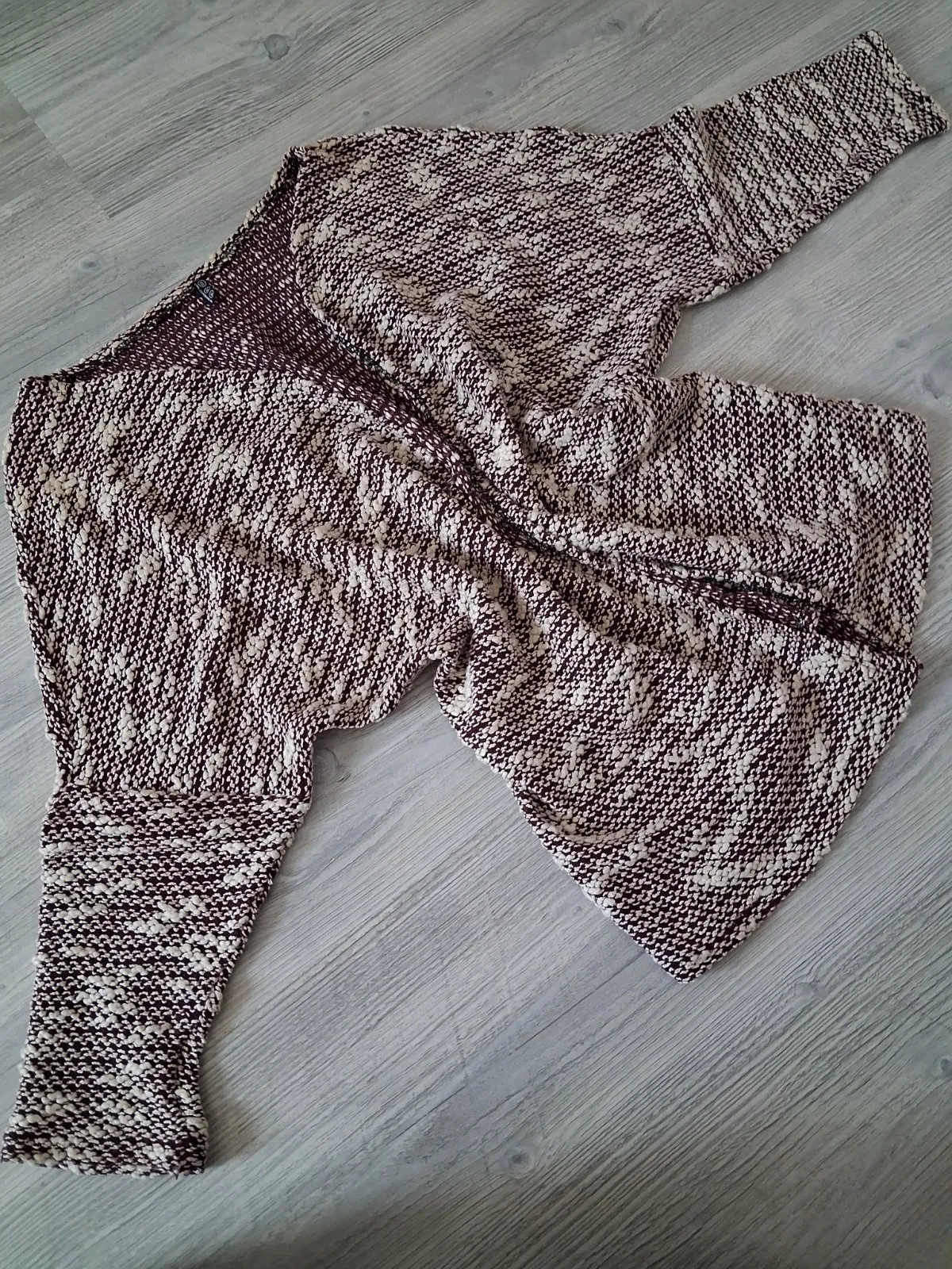 Cardigan XXL | Burgundy, Normal, Relaxed Lejer fit - Image 2