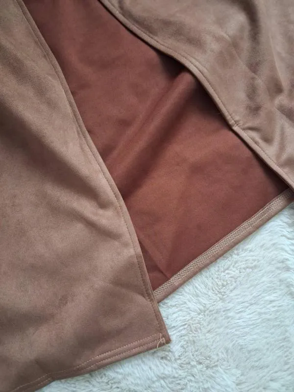 Trenci Influx EU 44 | Caramel, Fără glugă, Monocrom - Image 5