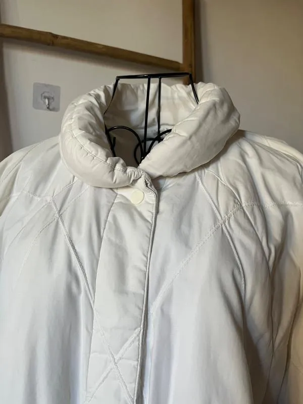 Geacă oversize M | Alb, Fără glugă, Monocrom, Bumbac - Image 7