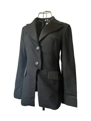 Blazer Max&Co. EU 40 | Negru, Fără glugă, Monocrom, Lână