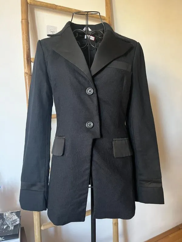 Blazer Max&Co. EU 40 | Negru, Fără glugă, Monocrom, Lână - Image 3