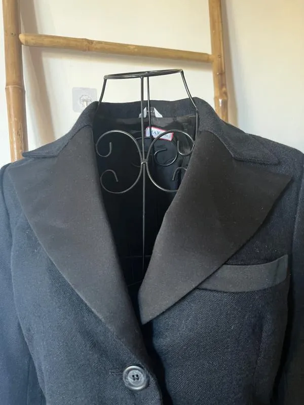 Blazer Max&Co. EU 40 | Negru, Fără glugă, Monocrom, Lână - Image 6