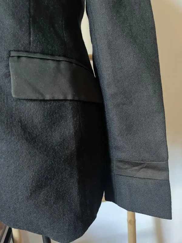 Blazer Max&Co. EU 40 | Negru, Fără glugă, Monocrom, Lână - Image 7