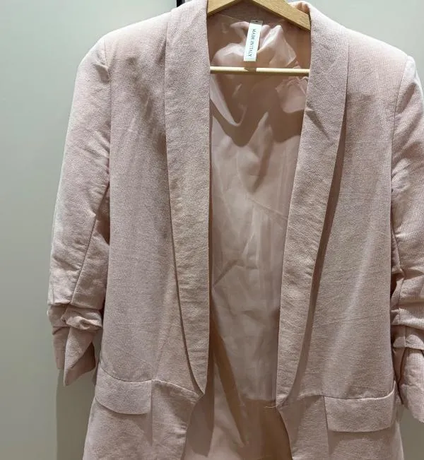 Blazer S-M | Roz, Fără glugă, Monocrom - Image 2