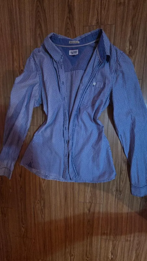 Cămașă Tommy Hilfiger L | Albastru, Normal, Mânecă lungă, Regular   Standard fit, Dungi - Image 2