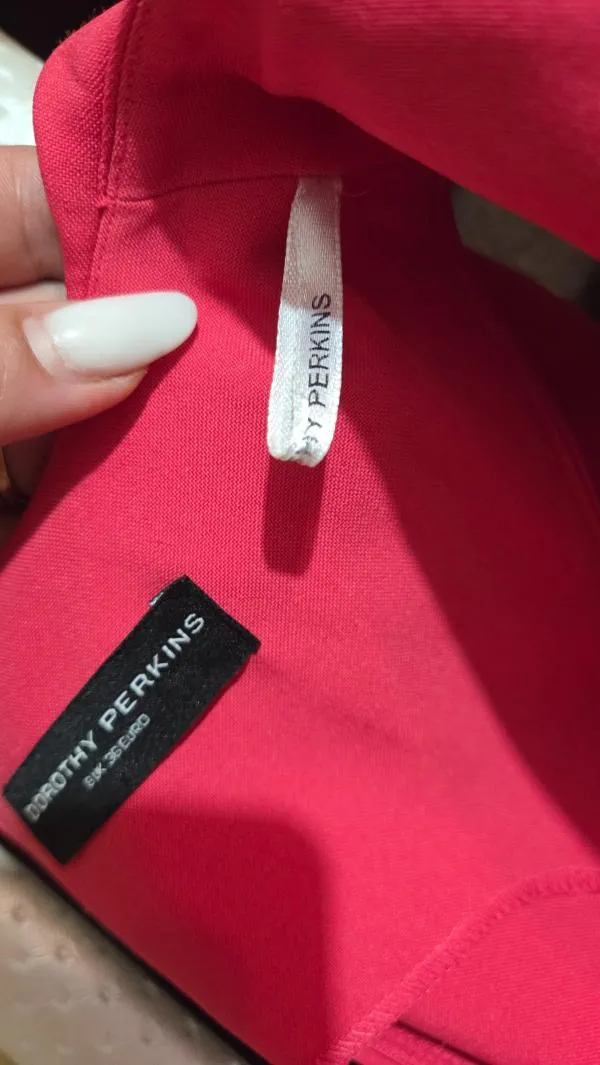 Rochie de seară Midi Dorothy Perkins S | Roz, Fără mâneci, Peplum - Image 4