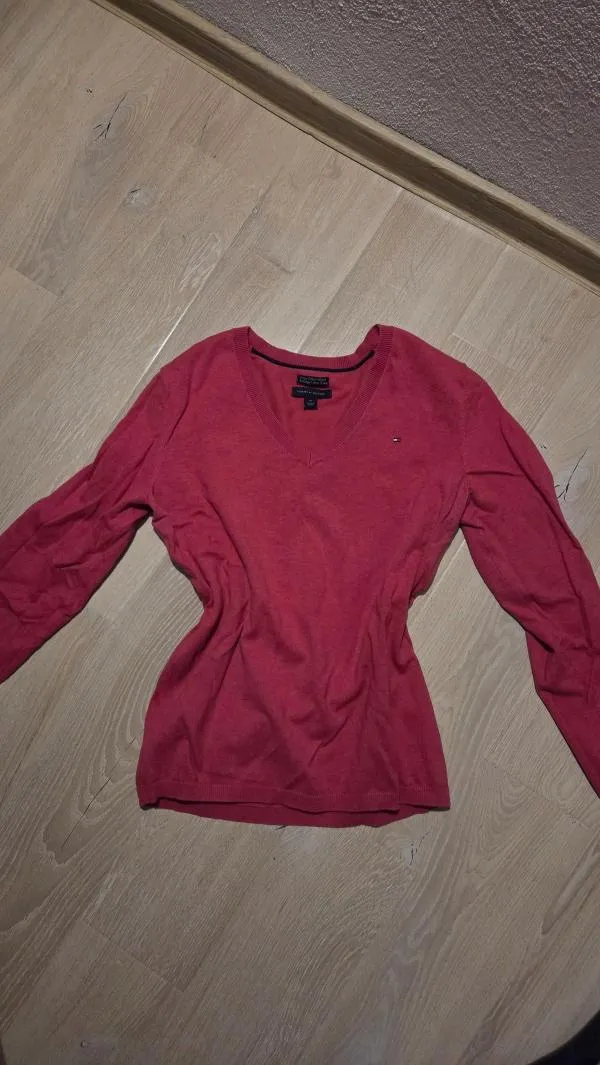 Pulover cu anchior Tommy Hilfiger M | Roz, Normal, Mulat   Cambrat fit - Image 5