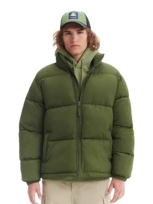 Geacă matlasată Cropp S | Khaki, Fără glugă, Monocrom, Poliester