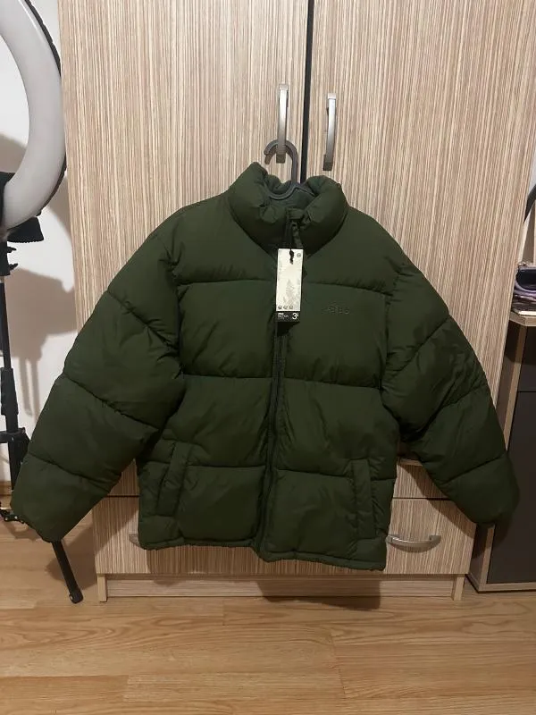 Geacă matlasată Cropp S | Khaki, Fără glugă, Monocrom, Poliester - Image 6