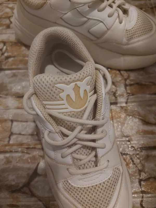 Sneakers platformă Pinko EU 35 | Alb - Image 2