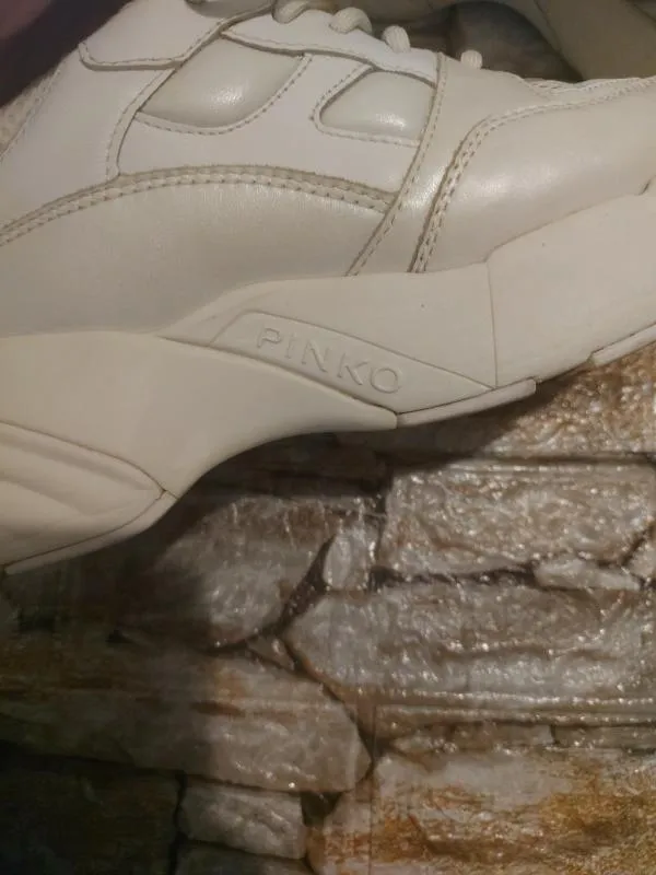 Sneakers platformă Pinko EU 35 | Alb - Image 3