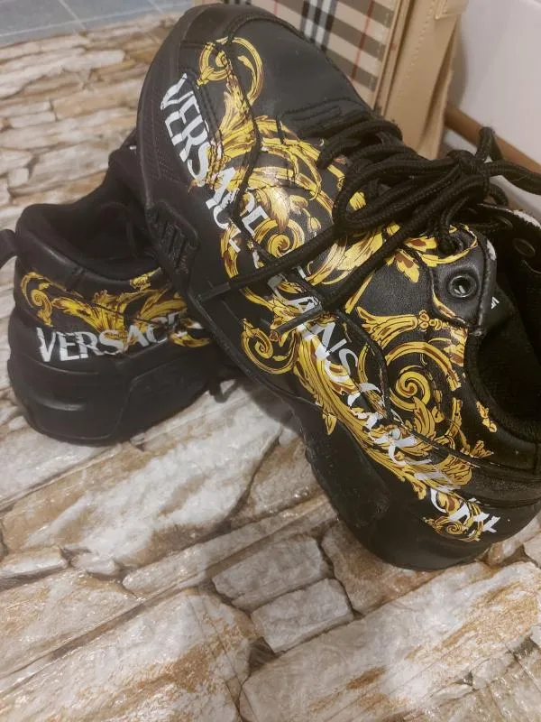 Sneakers platformă Versace Jeans Couture EU 35 | Negru