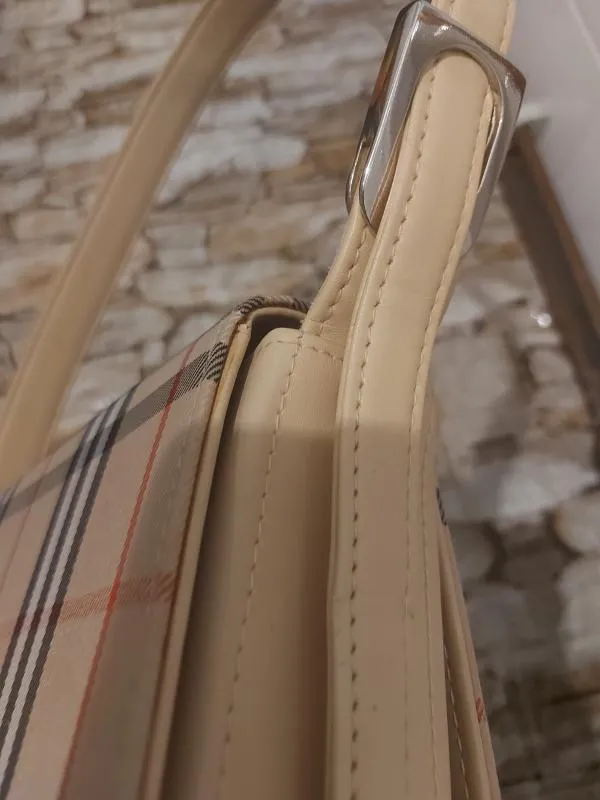 Geantă de mână Burberry | Ivoire, Dungi - Image 3