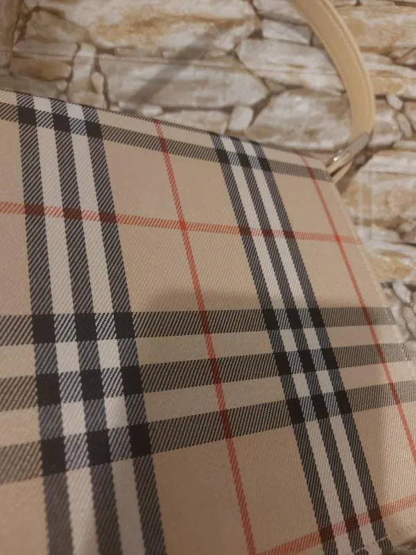 Geantă de mână Burberry | Ivoire, Dungi - Image 10