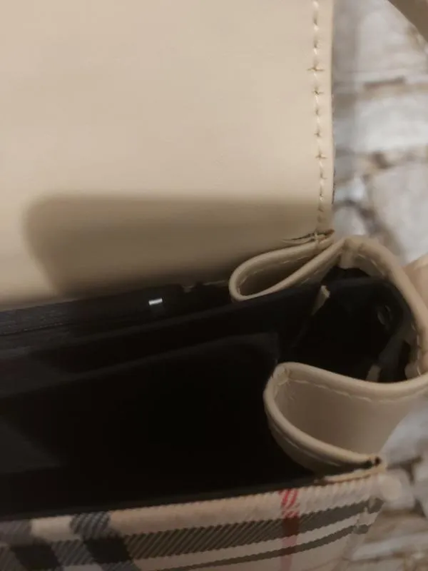 Geantă de mână Burberry | Ivoire, Dungi - Image 12