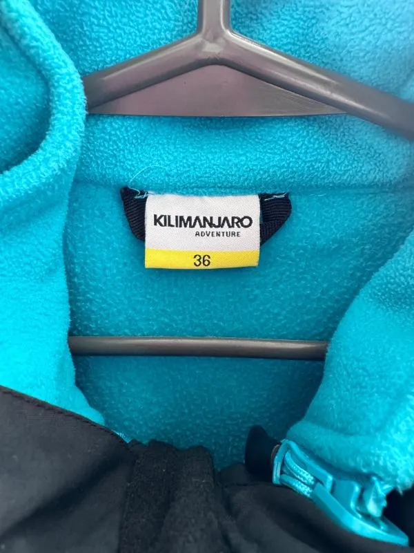 Jachetă impermeabilă Kilimanjaro EU 36 | Negru, Cu glugă, Poliester - Image 3