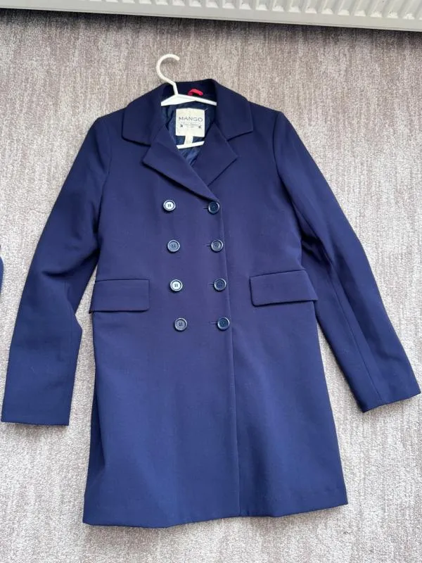 Pardesiu Mango XS | Bleumarin, Fără glugă - Image 5