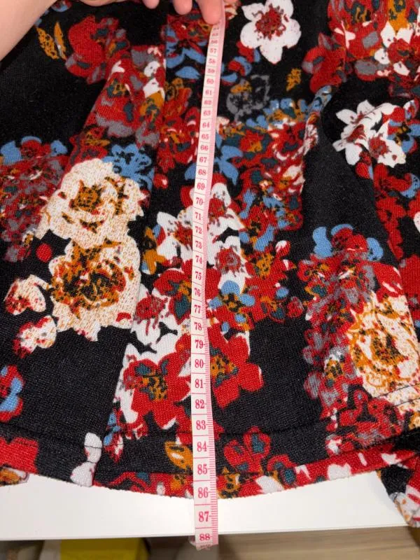 Rochie casual Mini M | Multicolor, Mânecă trei sferturi, Floral & Tropical - Image 6