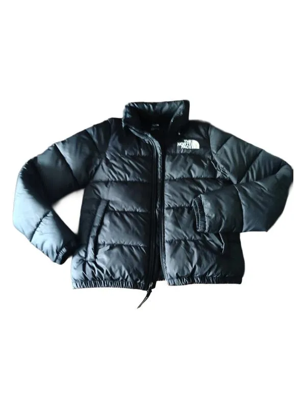 Geacă matlasată The North Face XS | Negru, Cu glugă, Monocrom